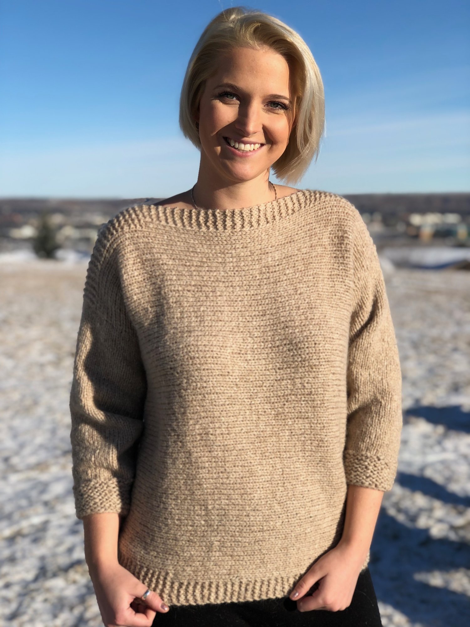 THE COURSE OF THE CROSSBACK SWEATER — Knitatude